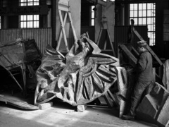 Elbląg z lat 70. na zdjęciach Czesława Misiuka: Pomnik Odrodzenia