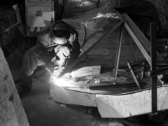 Elbląg z lat 70. na zdjęciach Czesława Misiuka: Pomnik Odrodzenia