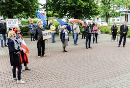 Protestowali w obronie sędziego 