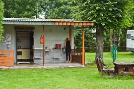 Na elbląskim kempingu szukają ciszy i spokoju