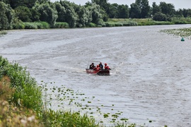 Na Nogacie dryfowała łódź