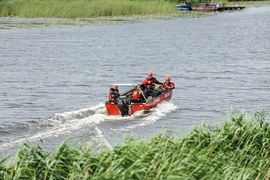 Na Nogacie dryfowała łódź