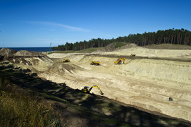 Przy przekopie powstał punkt widokowy