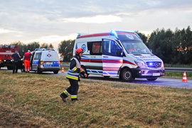 Dachowanie i kolizja w Nowym Dworze Elbląskim