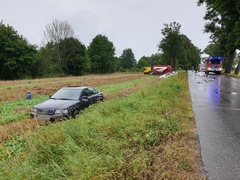 Zderzenie trzech pojazdów w powiecie braniewskim