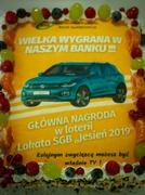 Zwycięzca Loterii Lokata SGB odbiera samochód w Braniewsko-Pasłęckim Banku Spółdzielczym