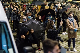 #Piekłokobiet. Elblążanie protestują