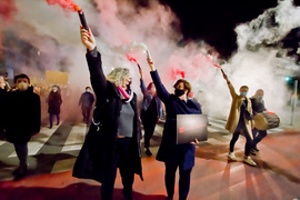Kolejny protest w Elblągu, tym razem z udziałem Marty Lempart