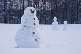 Zimowa armia bałwanów