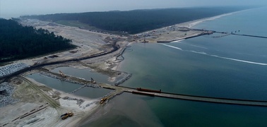 Unikalna technologia na przekopie Mierzei