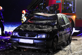 Vw polo dachował do rowu z wodą, zginęła 22-latka  (aktualizacja) 